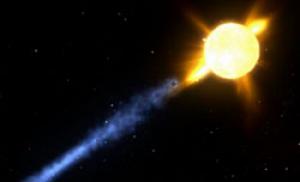 科技时代_美科学家观测到太阳风暴撕裂慧尾全过程(图)