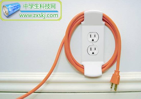 绕线的插座