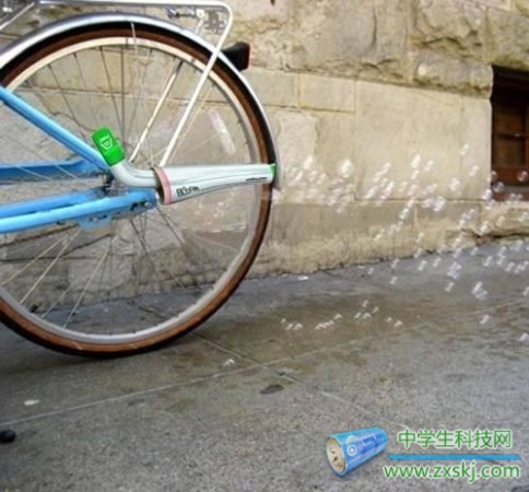 自行车 吹泡泡